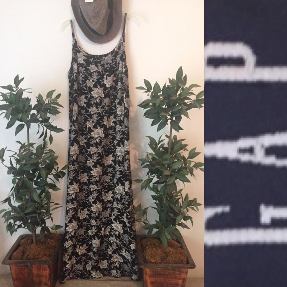 Vintage GAP Spaghetti strap Long Dress size Medium